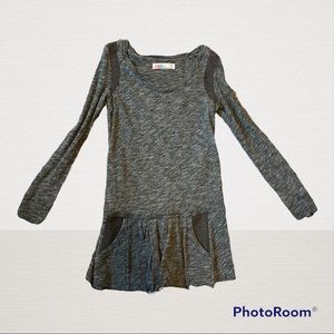 Gray free people dress